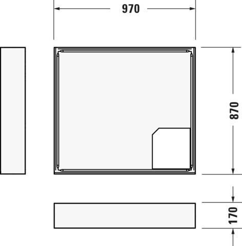 Duravit Wannenträger 790484000000000 für # 720107