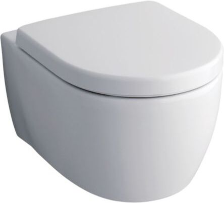 Geberit iCon & Pagette WC Set, weiß WC ohne Spülrand, WC-Sitz mit Softclose