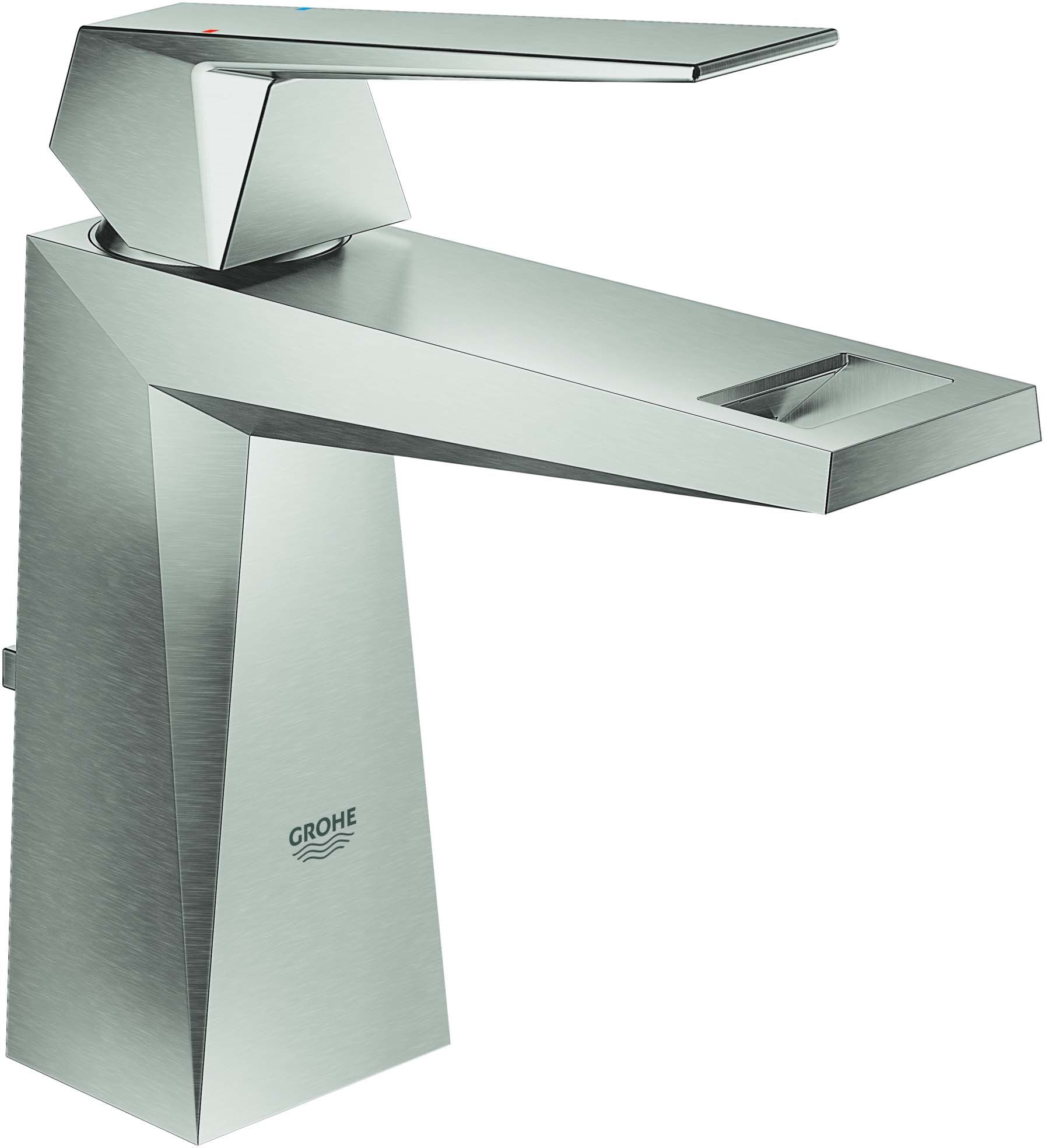 Grohe Allure Brilliant Waschtischarmatur 23029DC0 supersteel, mit Ablaufgarnitur