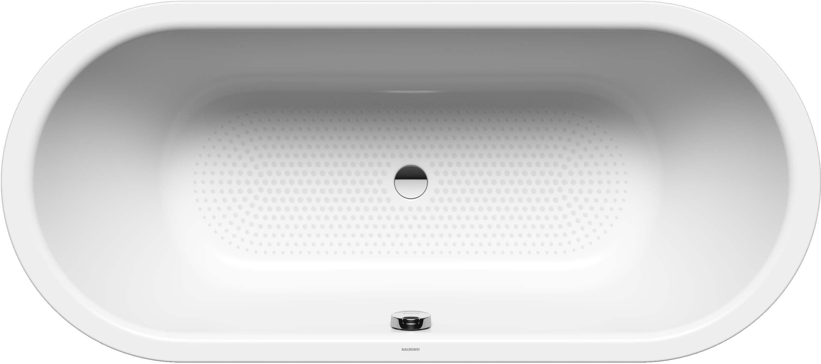 Kaldewei Classic duo oval Badewanne 292634010001 170x70cm, Vollantislip, weiß