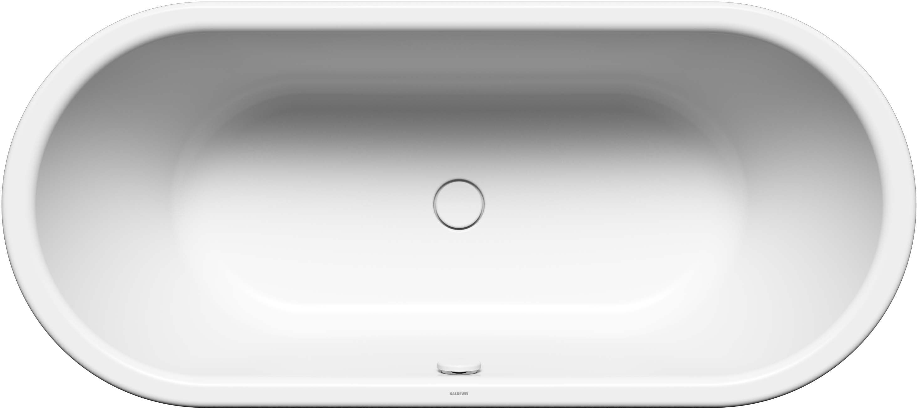 Kaldewei Centro Duo Oval Badewanne 282700013001 127, 170 x 75 x 47 cm, weiss Perl-Effekt