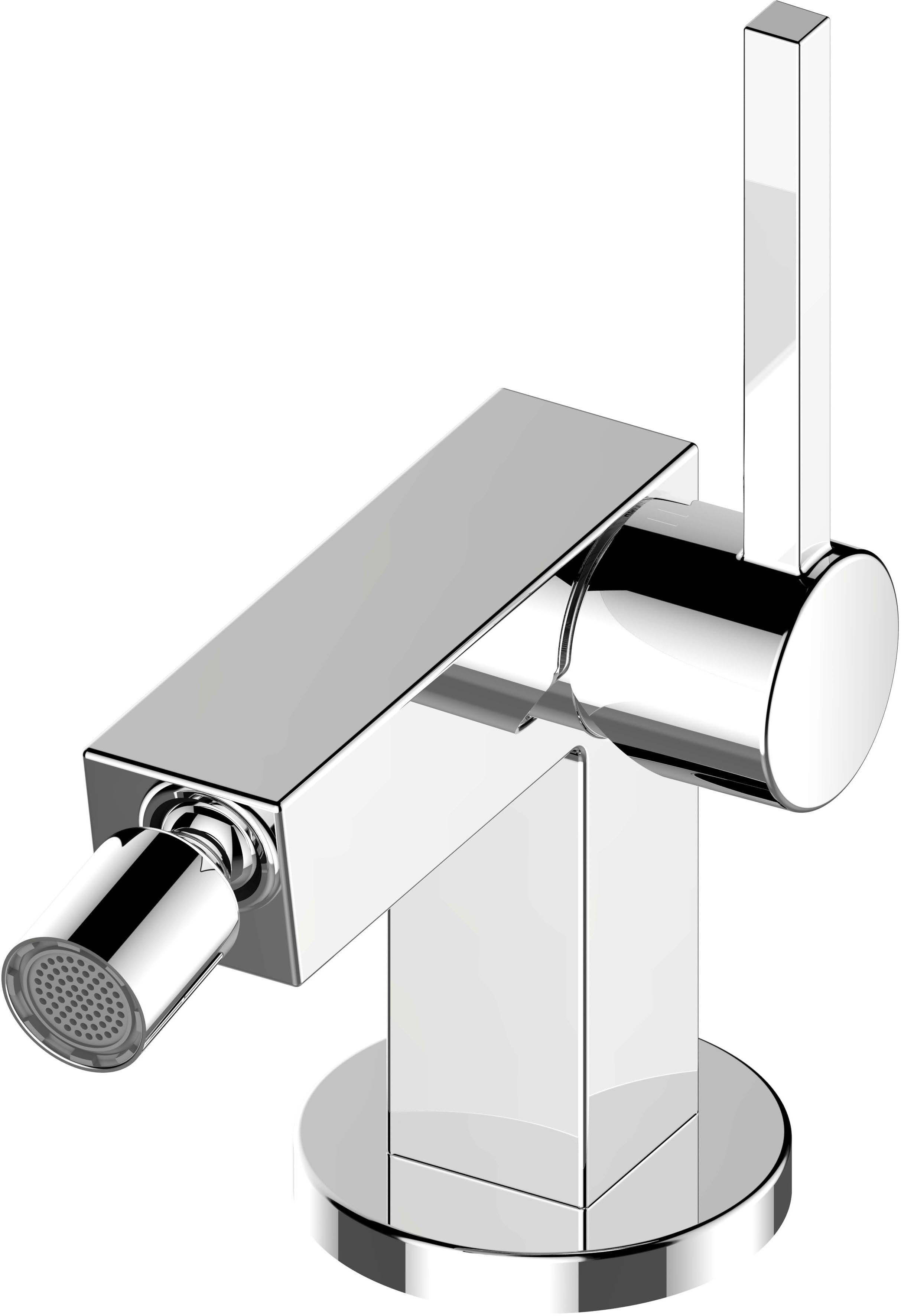 Keuco Edition 90 Bidet-Einhebelmischer 59009010000 mit Ablaufgarnitur, verchromt