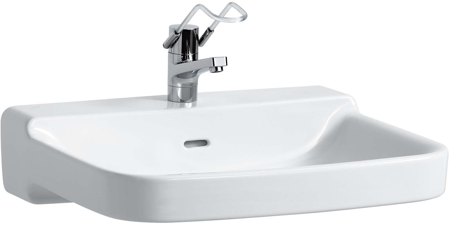 LAUFEN Pro Liberty Waschtisch 8119530001421 65 x 55 cm, weiß, barrierefrei, ohne Hahnloch