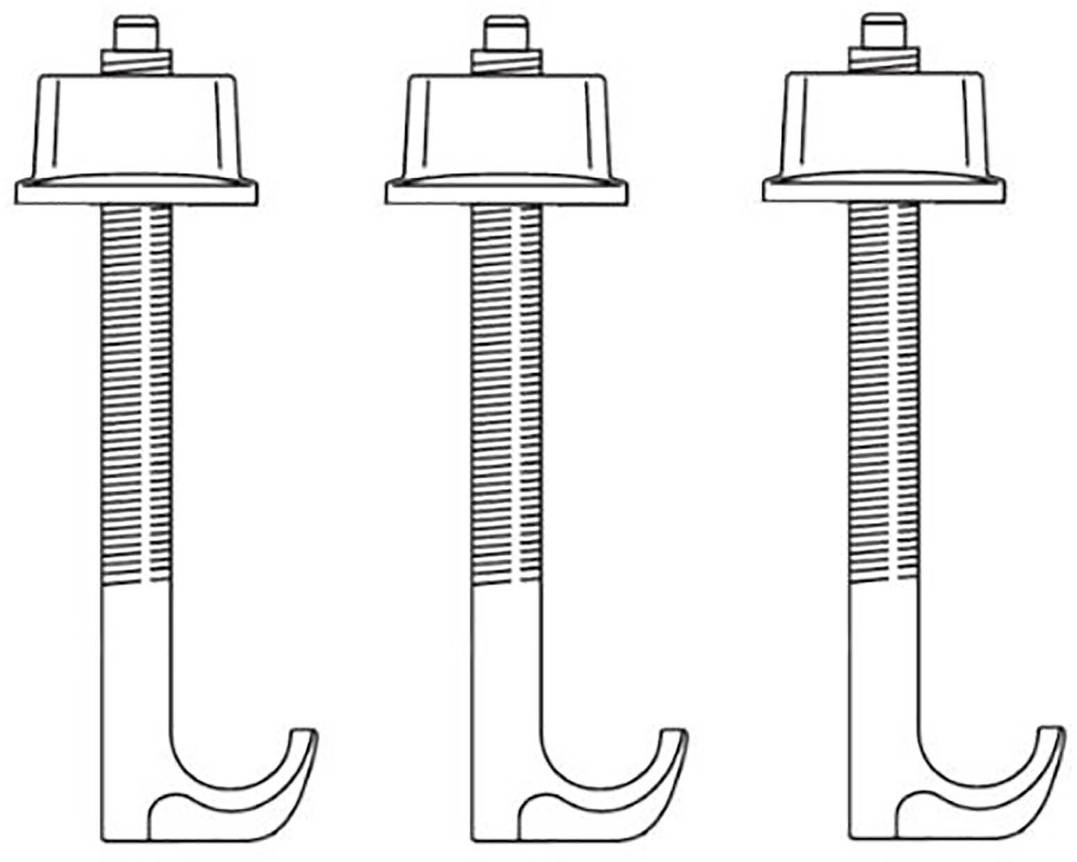 LAUFEN Living Befestigung H8949620000001 ALESSI ONE, für Waschtisch-Schale