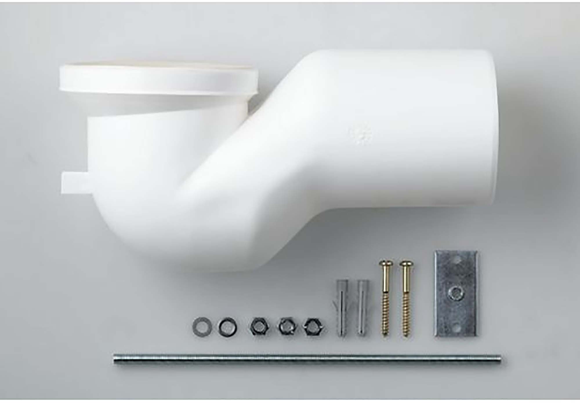 LAUFEN Ablaufset H8990270000001 für Stand-WC mit UP-Spülkasten 105-125 mm, weiß