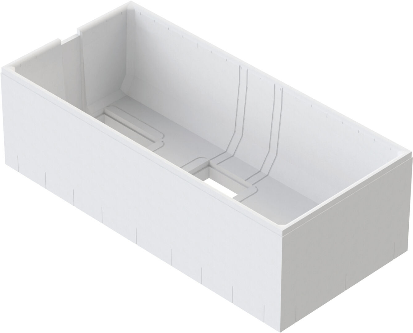 Schedel Duravit XL Starck Wannenträger SW17103 170x80cm, Höhe 57cm