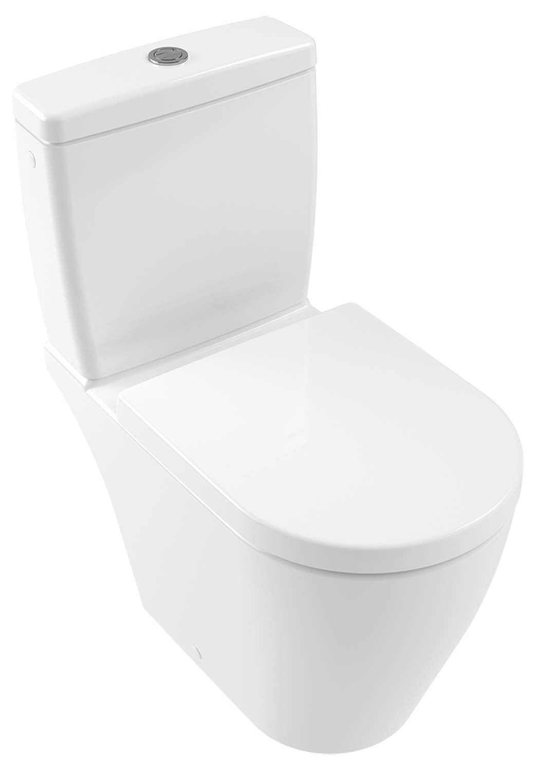 Villeroy und Boch Avento Spülkasten 775811RW stone white C-plus, Innengarnitur DualFlush-Spartaste, Zulauf seitlich oder hinten