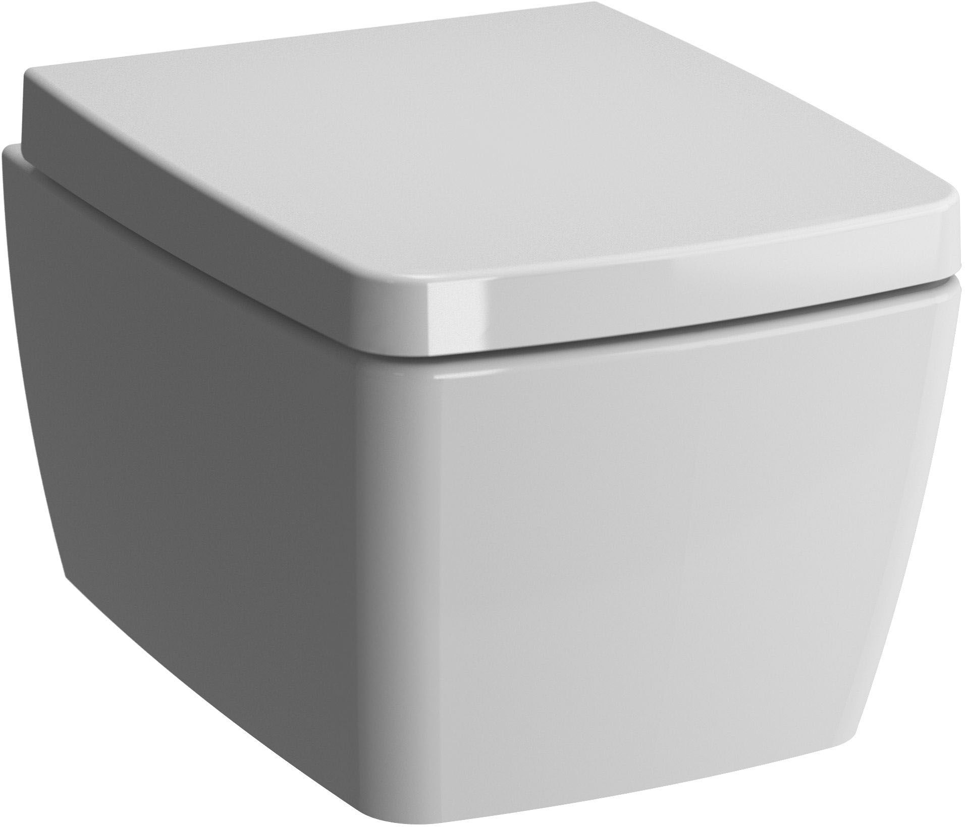 VitrA Bad Wand-Tiefspül-WC Compact 5671B0030075 36 x 49 cm, weiss, 3/6 l, verdeckte Befestigung