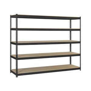 SimonRack Metallregal ohne Schrauben mit Simonforte 5 Regale 5 Regale. Marke/Holzfarbe 2000x1800x450 mm