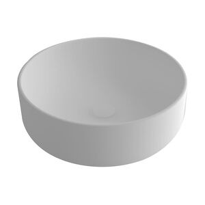 Alpenberger Aufsatzwaschbecken Oval - Keramik Waschbecken Badezimmer- Lotuseffekt- Waschschale-Handwaschbecken Gäste WC