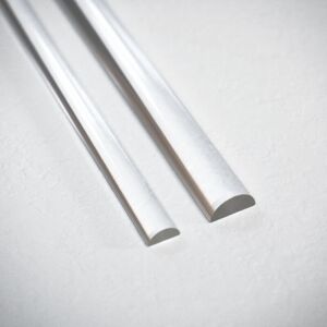 Witen&nock - Acrylstab Halbrundstab Wasserabweiser für Dusche Acryldichtung Schwallschutz Höhe 7,5 mm Länge 100 cm