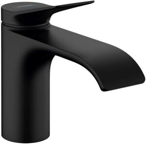 Hansgrohe - Einhebelmischer Waschtisch Standventil kalt ohne Ablaufgarnitur Vivenis ComfortZone 80 mattschwarz - Schwarz