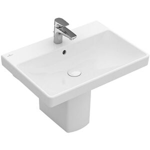 Villeroy & Boch Waschbecken Avento 600x470mm Rechteck 1 Hahnloch mit Überlauf Weiß Alpin - Villeroy&boch