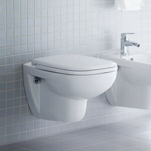 Duravit D-Code Wand-WC mit WC-Sitz, 45700900A1,