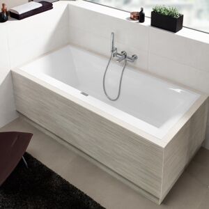 Villeroy & Boch Squaro Edge 12 Rechteck-Badewanne, Einbau, UBQ160SQE2DV-01,