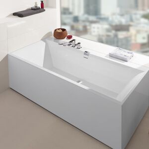 Villeroy & Boch Squaro Edge 12 Rechteck-Badewanne, Einbau, UBQ170SQE2DV-01,