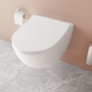 VitrA Aquacare Sento Wand-Tiefspül-WC-Set mit Bidetfunktion, mit WC-Sitz, 7748B003-6202,