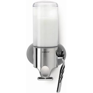 simplehuman Spender mit Wandhalterung - Edelstahl - B 12 x T 9,4 x H 24,5 cm