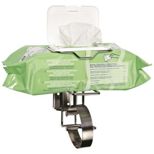 Paul Hartmann AG Bode Flow-Pack Wandhalter aus Edelstahl, Infektionsschutz immer zur Hand, 1 Packung = 1 Halter