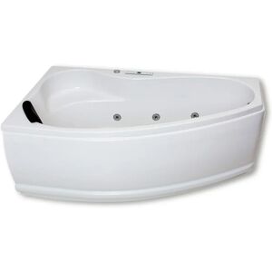 Caribia Mini Corner Premium Whirlpool 160 x 90 mit Schürze, für Ecke links