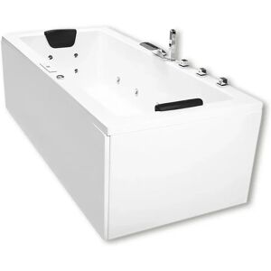 Caribia X-Tube Premium Whirlpool 180 x 80 cm mit Schürze