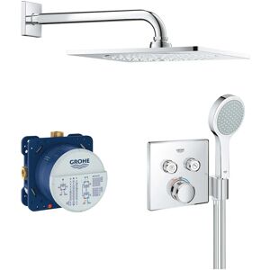 Grohe Grohtherm SmartControl DS UP mit RSH F-Series 10 Zoll Kopfbrause