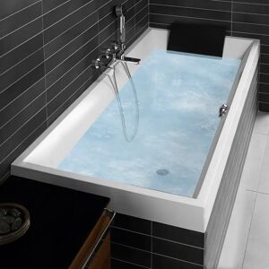 Villeroy & Boch Squaro Duo-Badewanne 180 x 80 cm, Combipool Entry, Technik Position 2, mit Trio Ablaufgarnitur