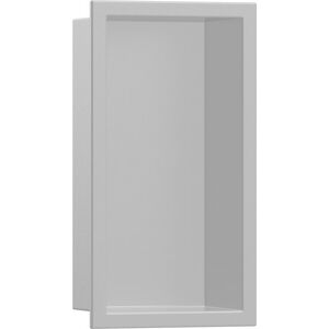 Hansgrohe XtraStoris Original Wandnische mit Rahmen, 300x150x100 mm, 56057, Farbe: Edelstahl-Optik