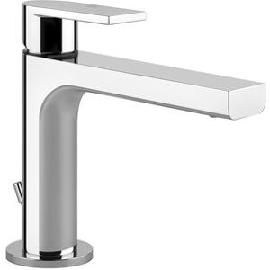 Gessi Emporio Via Manzoni Waschtisch-Einhebelmischer, mit Ablaufgarnitur 1 1/4, Ausladung 128 mm, 38601, Farbe: Chrom