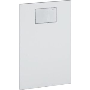 Keramag GmbH Geberit Designplatte für Geberit AquaClean WC-Aufsatz, Farbe: Glas Weiß