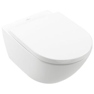 Villeroy und Boch AG Villeroy & Boch Subway 3.0 Tiefspül-WC, wandhängend, spülrandlos, TwistFlush, 370x560 mm, 4670T0, Farbe: weiß-alpin