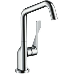 Hansgrohe Axor Citterio Einhebel-Küchenmischer 260, Schwenkauslauf Eco, 39853, Farbe: Brushed Black Chrome