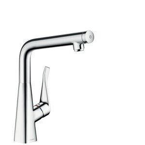 Hansgrohe Metris Select Einhebel-Küchenmischer 320, 1jet, Farbe: Chrom