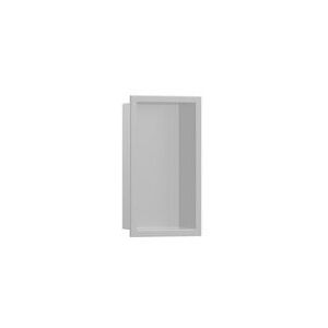 Hansgrohe XtraStoris Original Wandnische mit Rahmen, 300x150x100 mm, 56057, Farbe: Betongrau