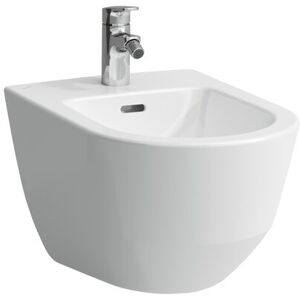 Laufen PRO Wand-Bidet, 1 Hahnloch, 360x530mm, ohne seitliches Loch für Wasseranschluss, H830952, Farbe: Weiß mit LCC Active