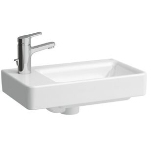 Laufen PRO S Handwaschbecken, Becken rechts, 1 Hahnloch, mit Überlauf, 480x280mm, H815955, Farbe: Weiß mit LCC Active