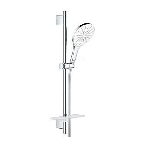 Grohe Rainshower Brausegarnitur 26592LS0 moon white, 600mm, 3 Strahlarten, Durchflussbegrenzer 9,5 l/min