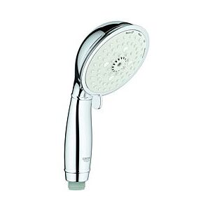 Grohe Tempesta Handbrause 27608001 chrom, 4 Strahlarten, Durchflussbegrenzer 9,5 l/min