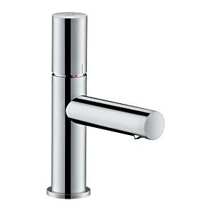 Hansgrohe Axor Uno Waschtischarmatur 45005330 Ausladung 108mm, mit Zerogriff, unverschließbare Ablaufgarnitur, polished black chrome