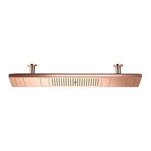Hansgrohe Axor ShowerHeaven Kopfbrause 10628300 1200x300mm, mit Beleuchtung 3500 K, polished red gold