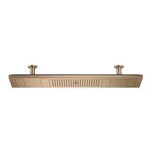 Hansgrohe Axor ShowerHeaven Kopfbrause 10628140 1200x300mm, mit Beleuchtung 3500 K, brushed bronze