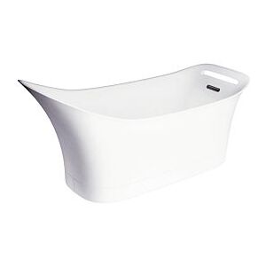 Hansgrohe Badewanne Axor Urquiola 180 x 62,4 cm, freistehend, Mineralguss, weiss