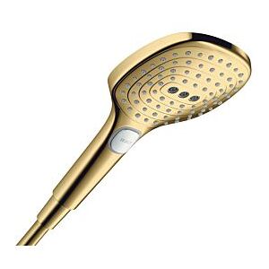 Hansgrohe Raindance Select E Handbrause 26520990 DN 15, 3jet, Brausekopf Ø 120 mm, polished gold optic