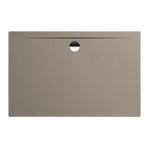 Kaldewei Superplan zero Duschwanne 353000013671 80x100cm, Perl-Effekt, warm grey60