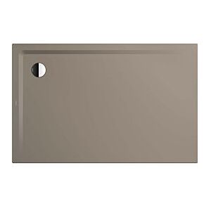 Kaldewei Superplan Duschwanne 386047980671 100x140x2,5cm, mit Träger flach, ohne Effekt/Antislip, warm grey60