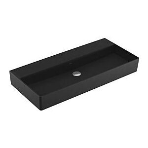 Villeroy und Boch Villeroy & Boch Memento 2.0 Waschtisch 4A221FS5 100 x 47 cm, Ebony C-plus, ohne Hahnloch, ohne Überlauf