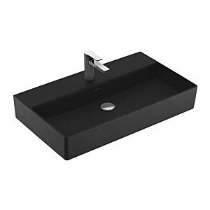 Villeroy und Boch Villeroy & Boch Memento 2.0 Waschtisch 4A2281S5 80 x 47 cm, Ebony C-plus, mit Hahnloch, ohne Überlauf