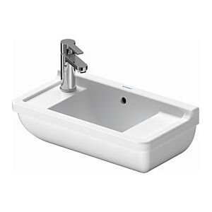 Duravit Starck 3 Handwaschbecken 0751500000 50 x 26 cm, weiss, Hahnloch Vorstich