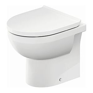 Duravit No. 1 Stand-Tiefspül-WC 2184090000 37x48cm, Abgang waagerecht, rimless, 4,5 Liter, weiß