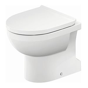 Duravit No. 1 Stand-Tiefspül-WC 2184012000 37x56cm, Abgang senkrecht, rimless, 4,5 Liter mit HygieneGlaze, weiß